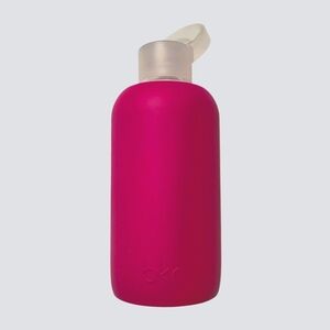 bkr Hot Pink Flirt 16 oz Little Glass Water Bottle